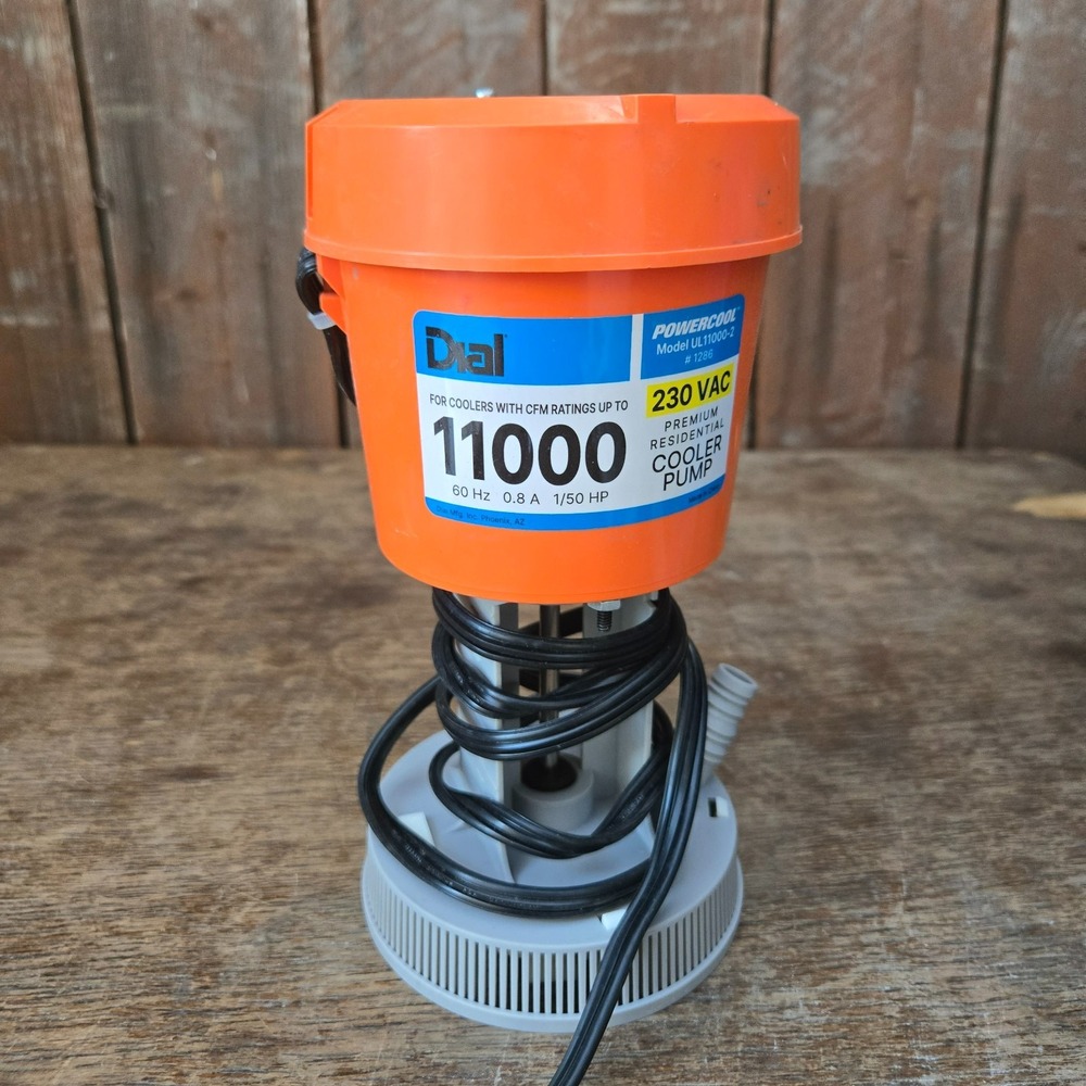 Dial UL15000LA Powercool Evaporative Cooler Pump 230V No Power Cord
